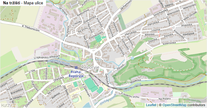 Na tržišti - mapa ulice