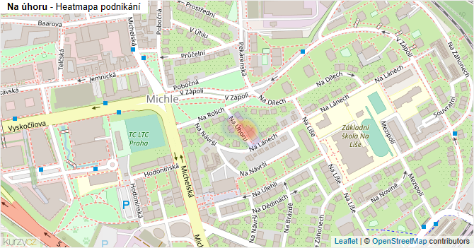 Na úhoru - mapa podnikání