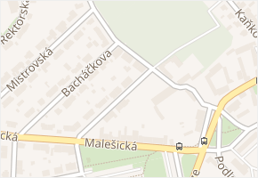 Na universitním statku v obci Praha - mapa ulice