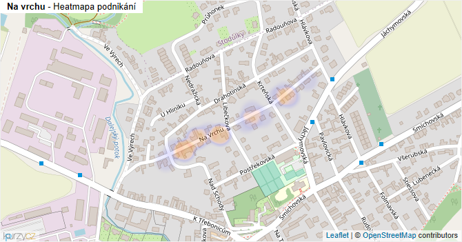 Na vrchu - mapa podnikání
