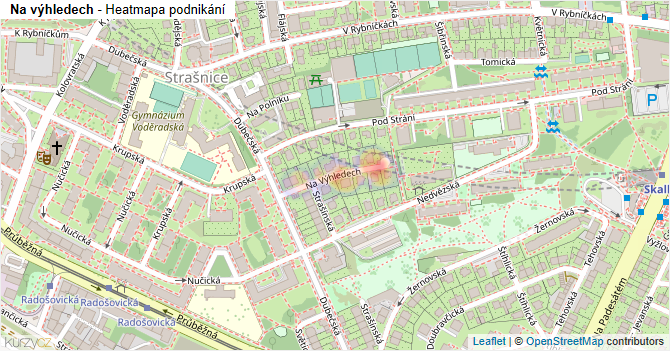 Na výhledech - mapa podnikání
