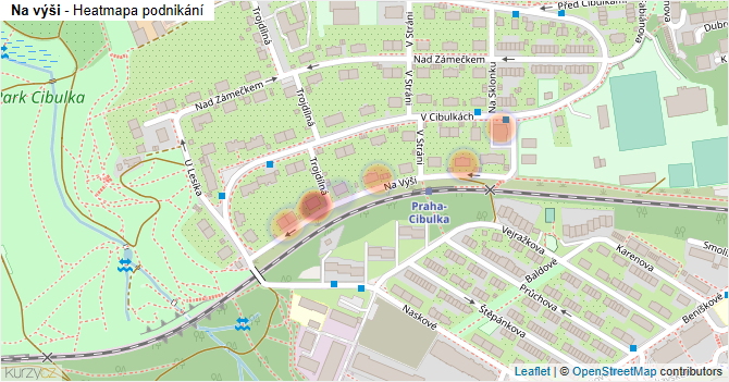 Na výši - mapa podnikání