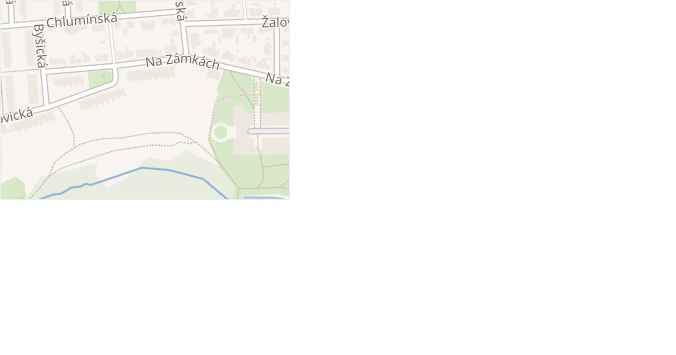 Na zámkách v obci Praha - mapa ulice
