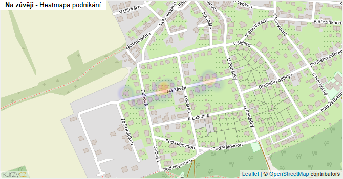 Na závěji - mapa podnikání