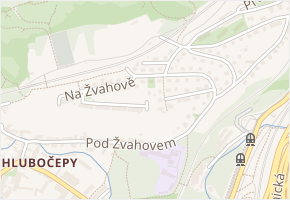 Na Žvahově v obci Praha 14 - mapa ulice