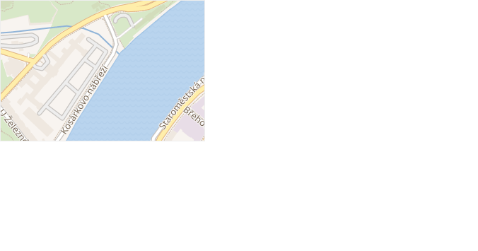 nábřeží Edvarda Beneše v obci Praha - mapa ulice