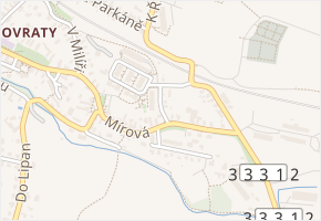Nad dvorem v obci Praha - mapa ulice