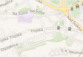 Nad Hercovkou v obci Praha - mapa ulice