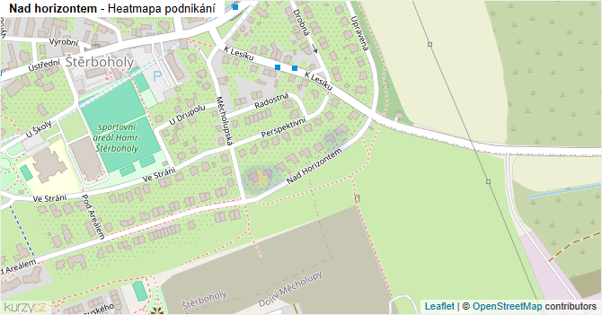 Nad horizontem - mapa podnikání