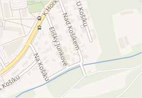 Nad Košíkem v obci Praha - mapa ulice