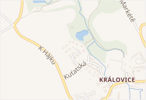 Nad mlýnem v obci Praha - mapa ulice