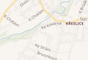 Nad mostem v obci Praha - mapa ulice