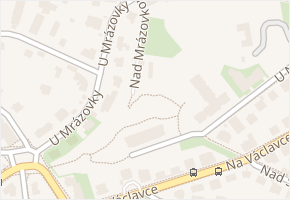 Nad Mrázovkou v obci Praha - mapa ulice