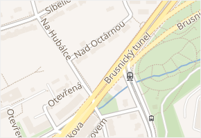 Nad octárnou v obci Praha - mapa ulice