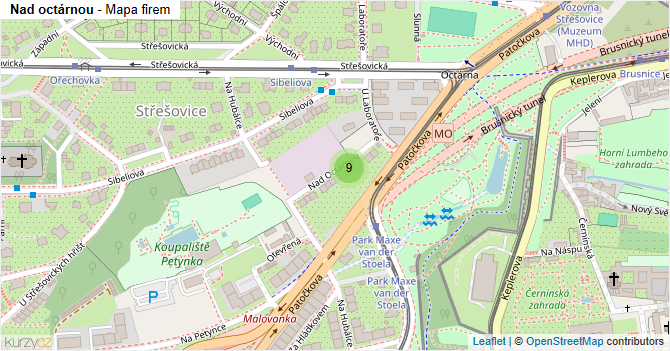 Nad octárnou - mapa firem