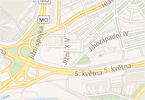Nad sady v obci Praha 6 - mapa ulice