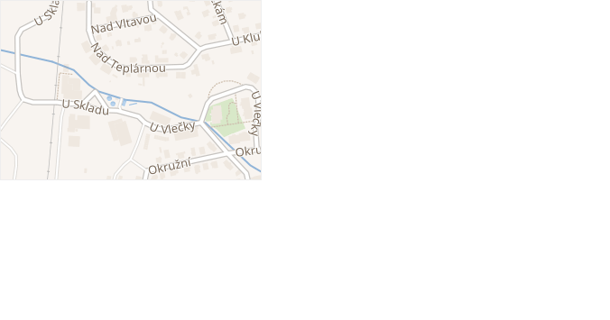 Nad teplárnou v obci Praha 20 - mapa ulice
