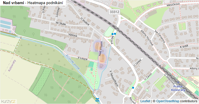 Nad vrbami - mapa podnikání