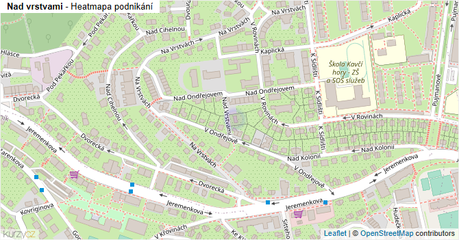 Nad vrstvami - mapa podnikání