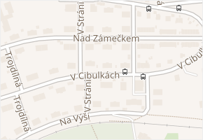 Nad zámečkem v obci Praha - mapa ulice