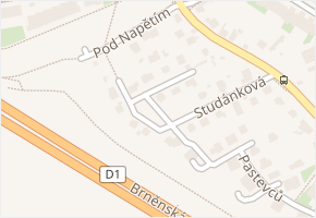 náměstí Pod Platanem v obci Praha - mapa ulice