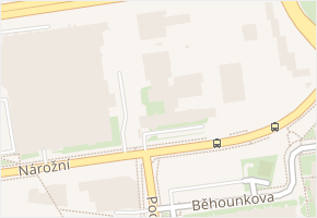 Nárožní v obci Praha - mapa ulice