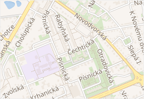 Nechanická v obci Praha 4 - mapa ulice