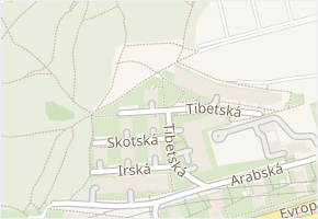 Nepálská v obci Praha - mapa ulice