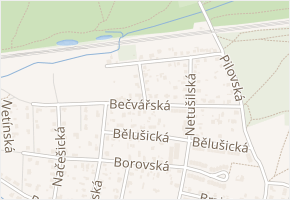 Nespecká v obci Praha - mapa ulice