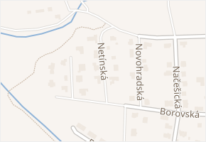 Netínská v obci Praha - mapa ulice