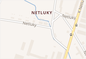 Netluky v obci Praha - mapa ulice