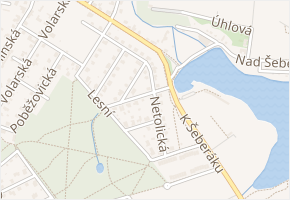 Netolická v obci Praha - mapa ulice