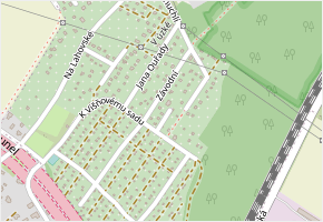 Nikodémova v obci Praha 4 - mapa ulice