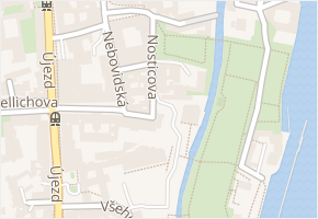 Nosticova v obci Praha - mapa ulice