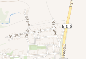 Nová v obci Praha 11 - mapa ulice