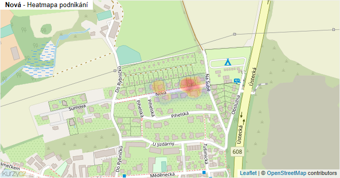 Nová - mapa podnikání