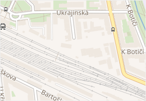 Novgorodská v obci Praha - mapa ulice