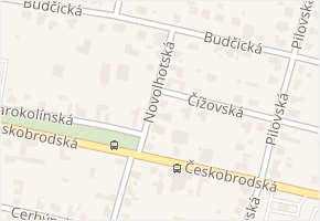 Novolhotská v obci Praha 3 - mapa ulice