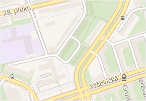 Novorossijská v obci Praha 13 - mapa ulice