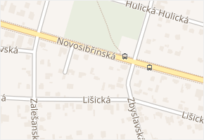 Novosibřinská v obci Praha - mapa ulice