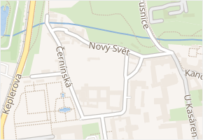 Nový Svět v obci Praha 16 - mapa ulice