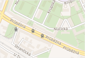 Nučická v obci Praha - mapa ulice