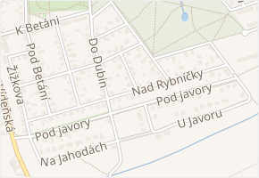 Odboje v obci Praha - mapa ulice