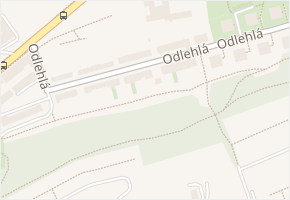 Odlehlá v obci Praha - mapa ulice