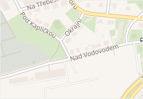 Okrajní v obci Praha - mapa ulice