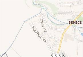 Okrasná v obci Praha 1 - mapa ulice