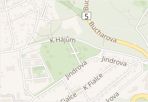 Ordovická v obci Praha - mapa ulice