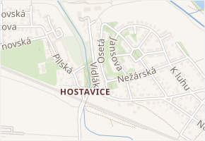 Osetá v obci Praha - mapa ulice