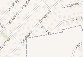 Osvětová v obci Praha 2 - mapa ulice