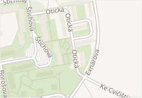 Otická v obci Praha 4 - mapa ulice